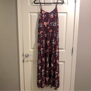 Xhileration floral maxi dress size XL